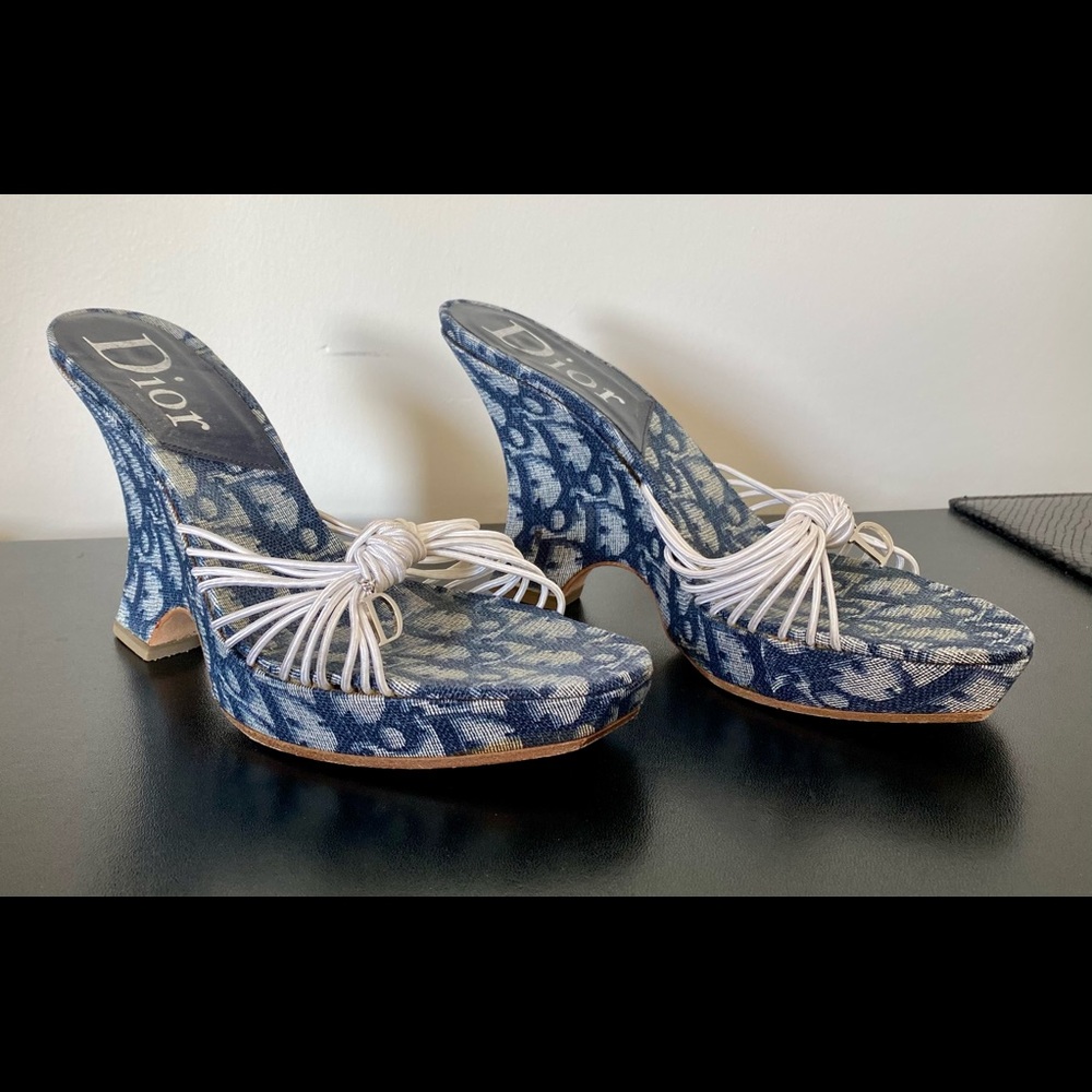 Vintage Dior Diorissimo Wedges